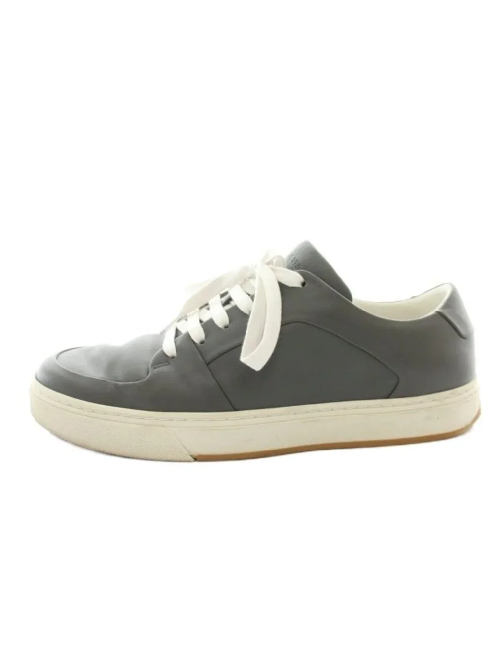Bottega Veneta Sneakers Low Cut Leather Gray 39